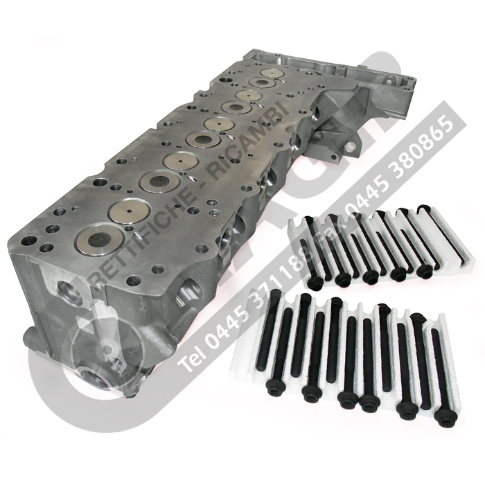 CYLINDER HEAD WITH VALVES AND SPRINGS (NO CAMSHAFT)