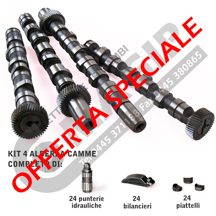 KIT CAMSHAFTS FOR AUDI-SKODA-VW 2.5 TDI