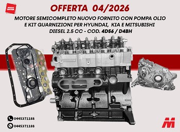 MOTORE SEMICOMPLETO NUOVO PER HYUNDAI KIA E MITSUBISHI