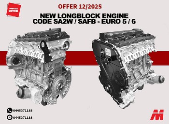 NEW SEMI-COMPLETE ENGINE FOR FORD RANGER AND FORD TRANSIT