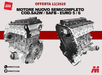 MOTORE NUOVO SEMICOMPLETO PER FORD RANGER E FORD TRANSIT