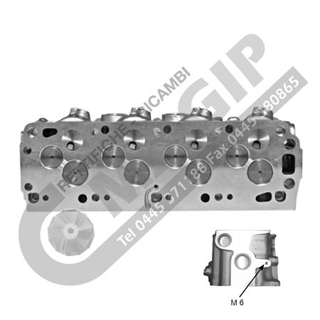 CYLINDER HEAD WITH VALVES AND SPRINGS