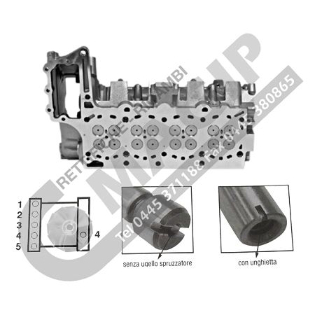 COMPLETE CYLINDER HEAD