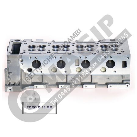 CYLINDER HEAD WITH VALVES AND SPRINGS