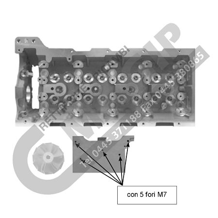 BARE CYLINDER HEAD