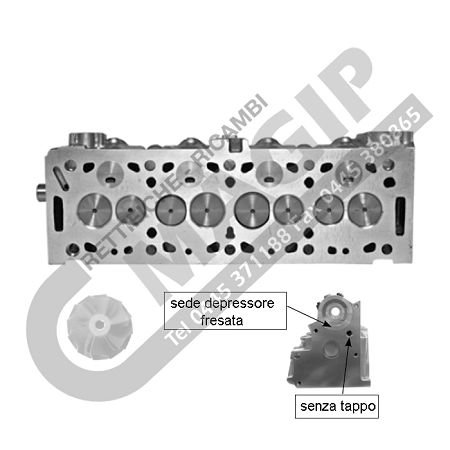 COMPLETE CYLINDER HEAD