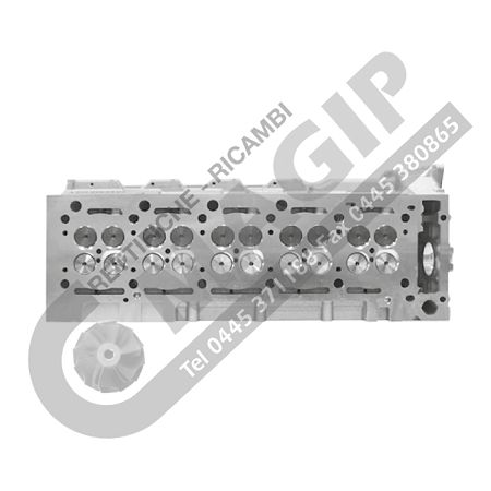 CYLINDER HEAD WITH VALVES AND SPRINGS