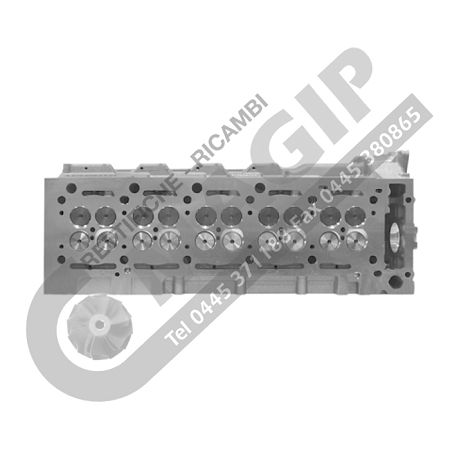 CYLINDER HEAD WITH VALVES AND SPRINGS