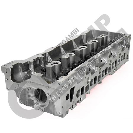 CYLINDER HEAD WITH VALVES AND SPRINGS