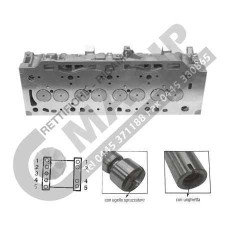 COMPLETE CYLINDER HEAD